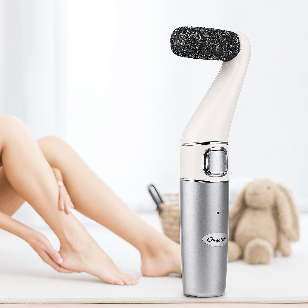 USB Rechargeable Foot File – removing calluses and smoothing heels