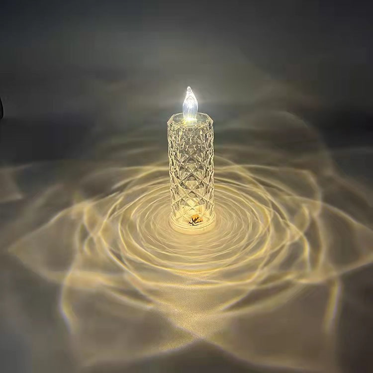 Decorative Rose Refraction LED Candle Light – Pink