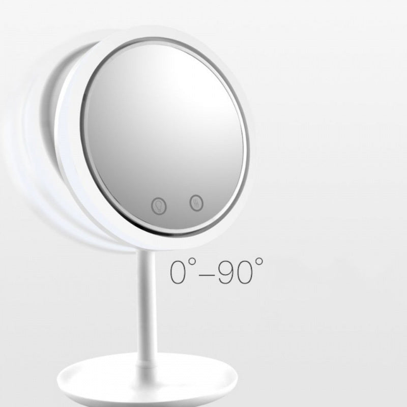 Fan LED Light Makeup Mirror – Cool Breeze & Adjustable LED view 