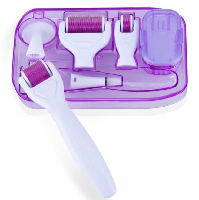Purple 5-in-1 Derma Roller Kit