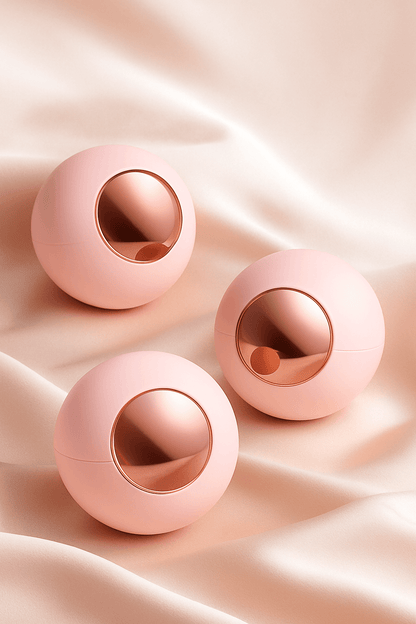 3 Mini Lint Remover Balls in Pink