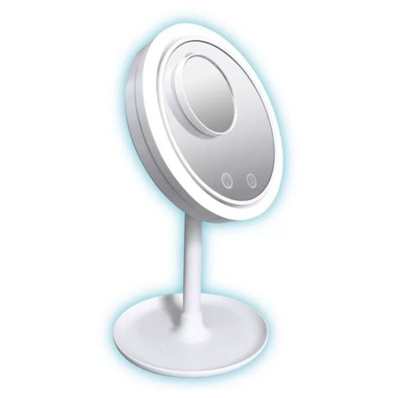 Fan LED Light Makeup Mirror – Cool Breeze & Adjustable LED