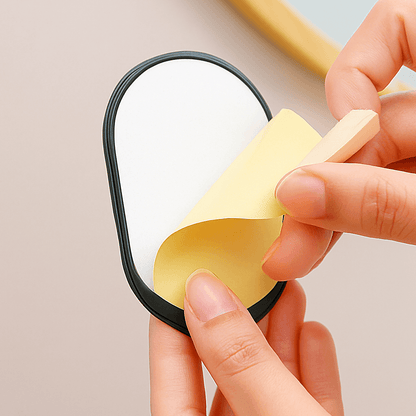 Peeling protective film from wall-mounted bracket for smart soap dispenser