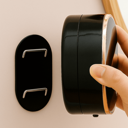 Attaching smart soap dispenser to mounted wall bracket