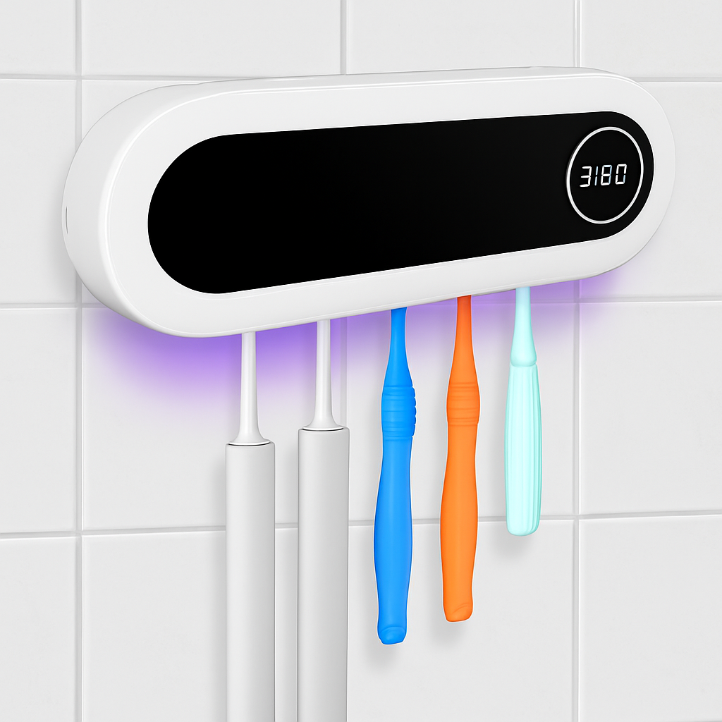 wall-mounted tooth brush sterilizer. 