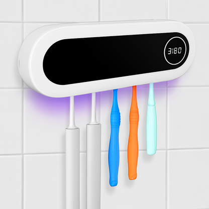 wall-mounted tooth brush sterilizer. 