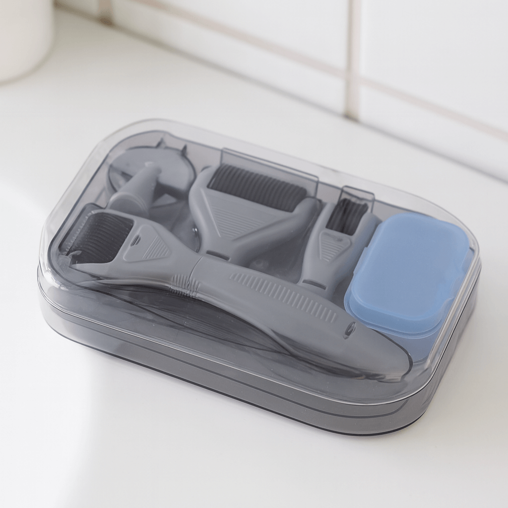 DermaKit microneedling tool for face and body skincare treatment