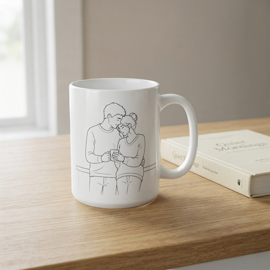 Couple Coffee Mug – Kitchen Conversations | Romantic Gift