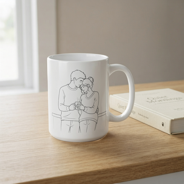 Couple Coffee Mug – Kitchen Conversations | Romantic Gift