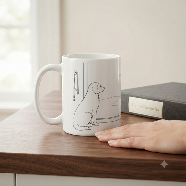 Dog Lover Coffee Mug – Waiting for You | Thoughtful Pet Gift