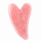 Rose Quartz Facial Massage Tool Close Up