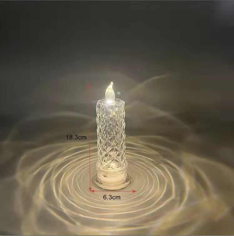Flameless Rose LED Candle Light – Home Décor