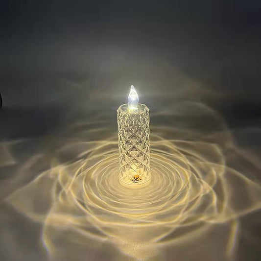 Rose Pattern LED Candle Light – Large Size