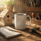 Father & Son Coffee Mug showing meaningful family artwork