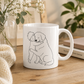 Dog Lover Coffee Mug – Cuddled Together | Thoughtful Pet Gift