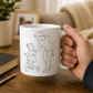 Father & Daughter Coffee Mug – Learning Together | Meaningful Gift for Dad
