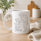 Father & Daughter Coffee Mug – Learning Together | Meaningful Gift for Dad
