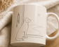 Ceramic Dog Lover Coffee Mug featuring loyal dog artwork