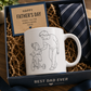 Father & Daughter Coffee Mug – Learning Together | Meaningful Gift for Dad