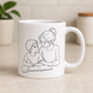 Mother & Son Coffee Mug – Homework Together | Meaningful Gift for Mom