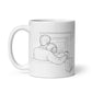 Grandparents Coffee Mug with Morning Coffee Together design